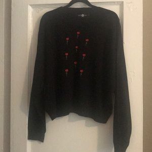 Adorable black sweater!